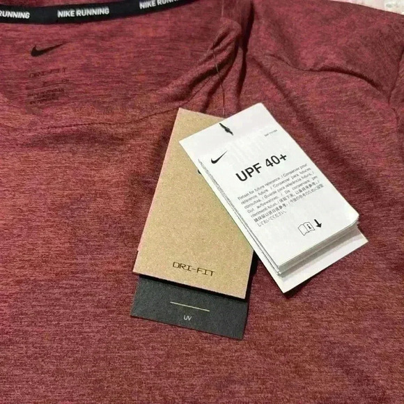Nike Element Running Crew Long Sleeve Dri-Fit Men’s Burgandy Top Size Small NWT - Picture 10 of 13